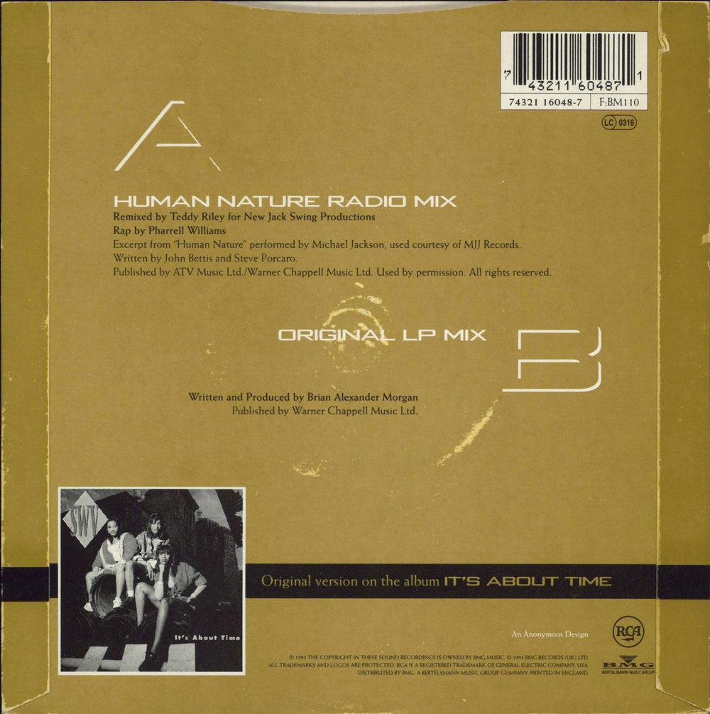 SWV Right Here UK 7" vinyl single (7 inch record / 45) 743211604871