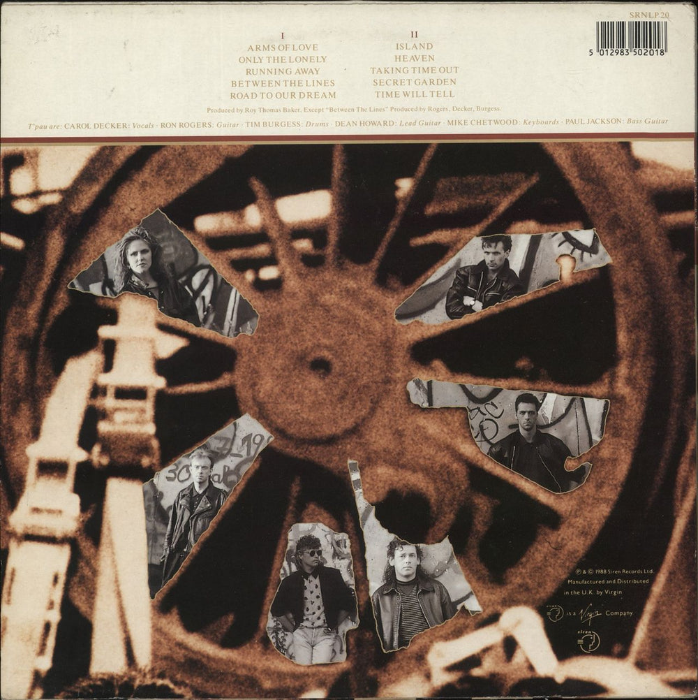 T'Pau Rage UK vinyl LP album (LP record) 5012983502018