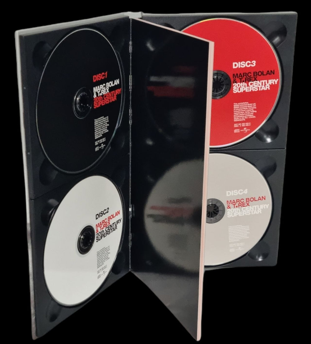 T-Rex / Tyrannosaurus Rex 20th Century Superstar UK 4-CD album set REX4CTH743885