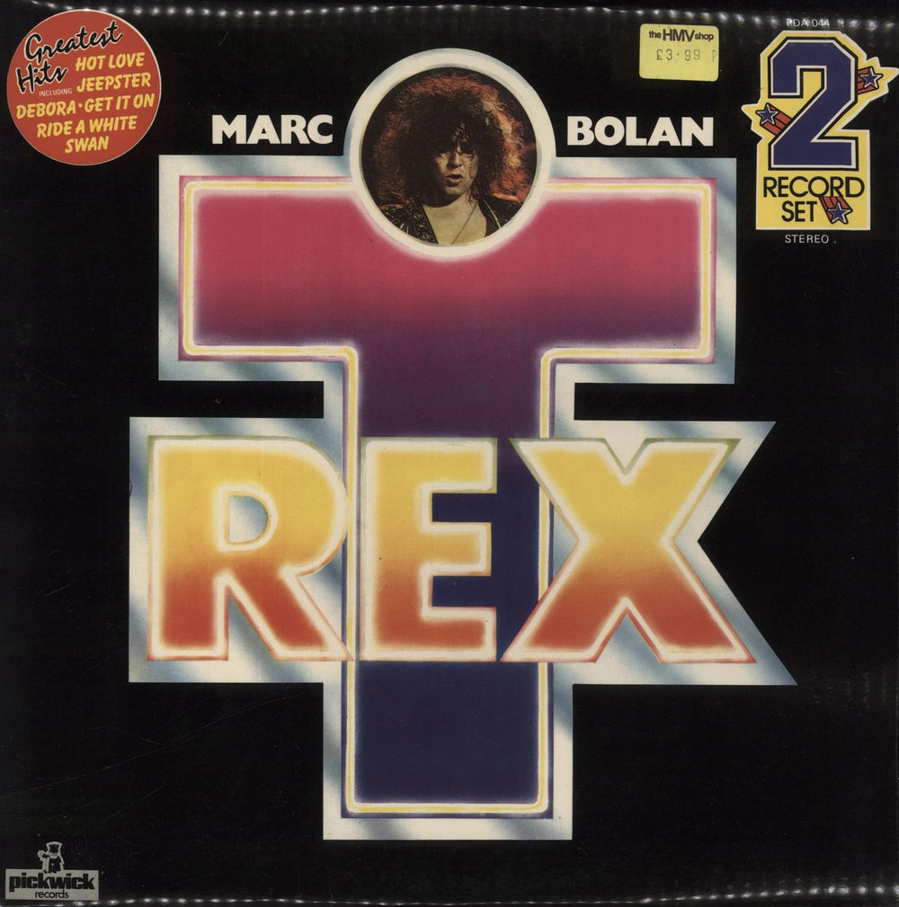 T-Rex / Tyrannosaurus Rex The T-Rex Collection - EX UK 2-LP vinyl record set (Double LP Album) PDA044