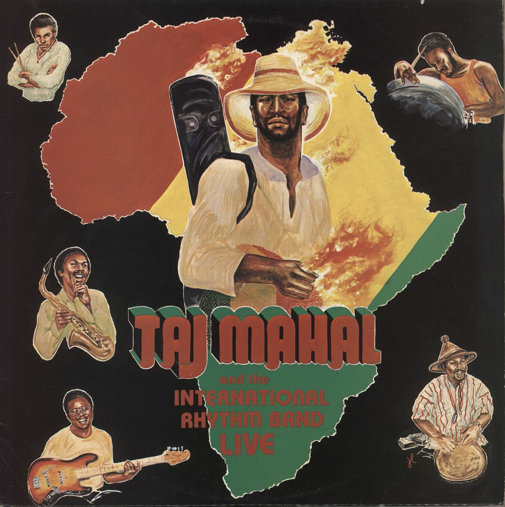 Taj Mahal Live UK vinyl LP album (LP record) MAGL5035