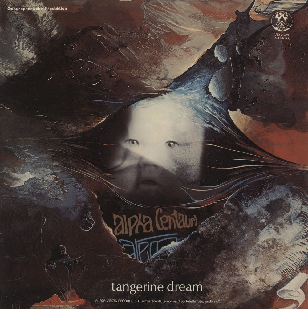 Tangerine Dream Alpha Centauri / Atem + Stickered Sleeve UK 2-LP vinyl record set (Double LP Album)