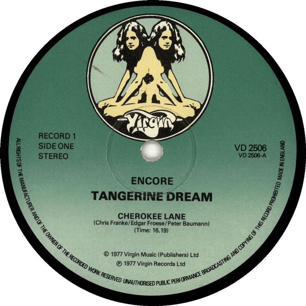 Tangerine Dream Encore - 1st UK 2-LP vinyl record set (Double LP Album) TAN2LEN171367