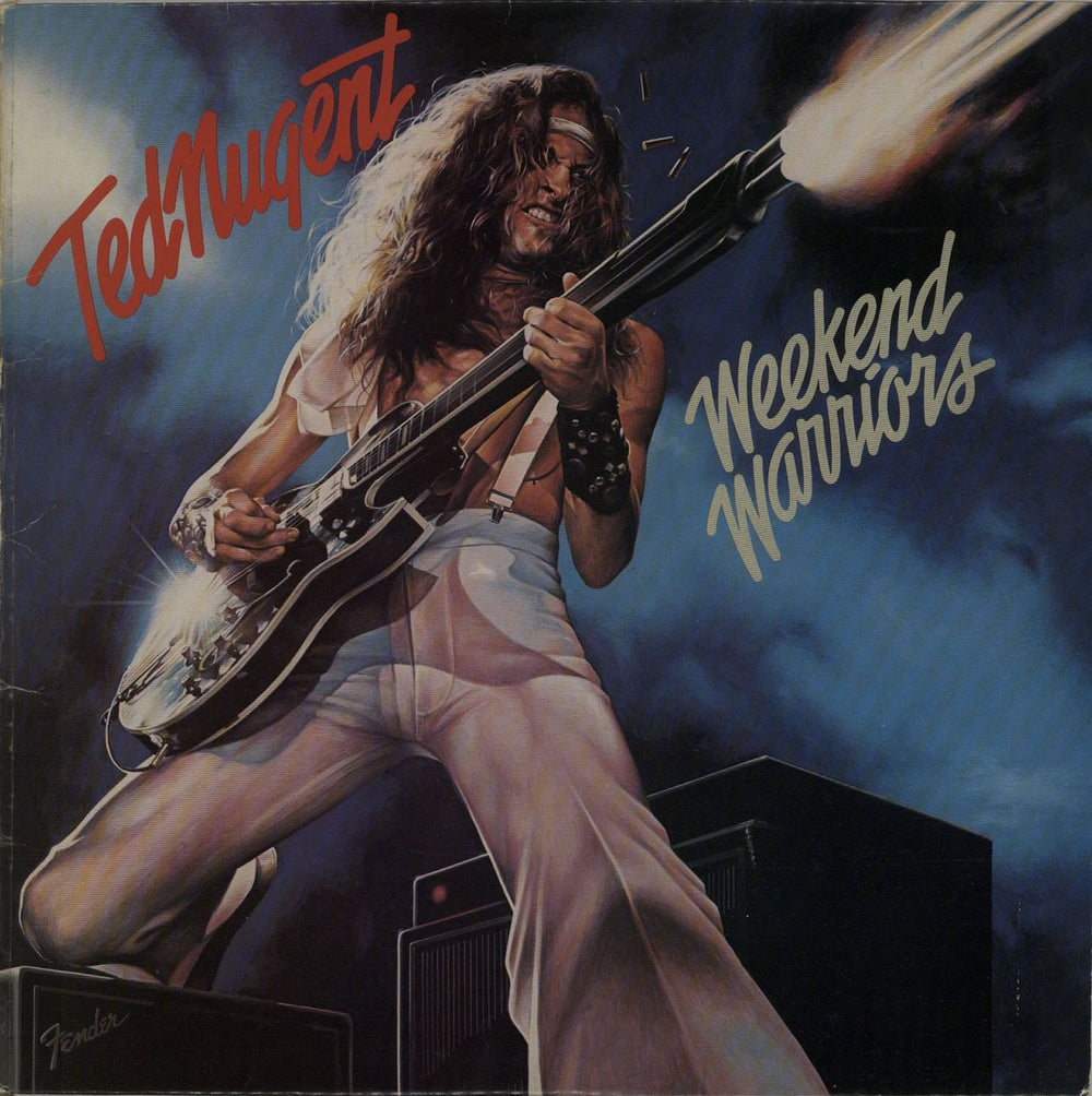 Ted Nugent Weekend Warriors UK vinyl LP album (LP record) EPC83036