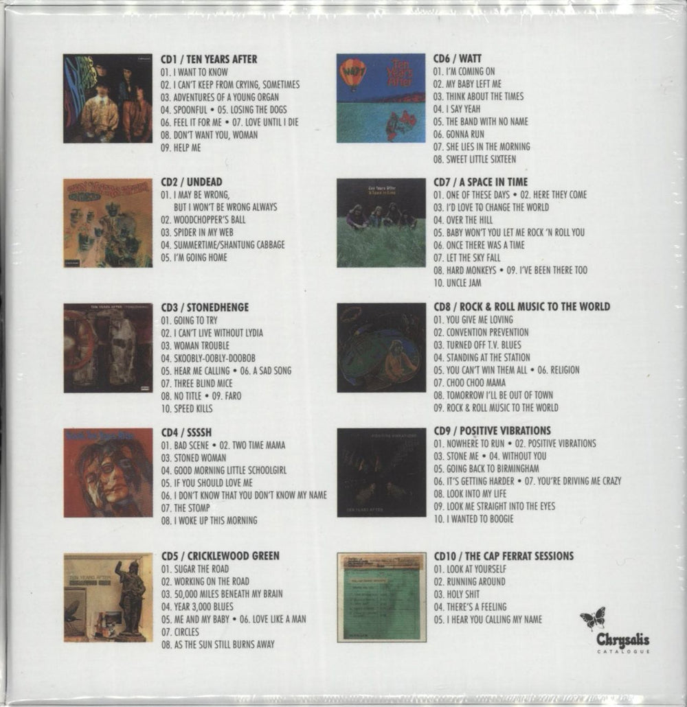 Ten Years After Ten Years After 1967-1974 UK CD Single Box Set 5060516096084