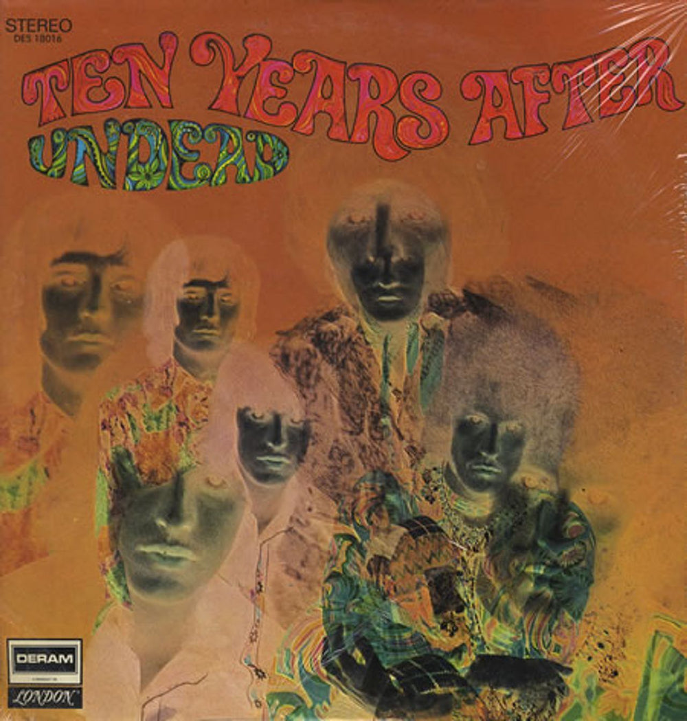 Ten Years After Undead - 1st US vinyl LP album (LP record) DES18016