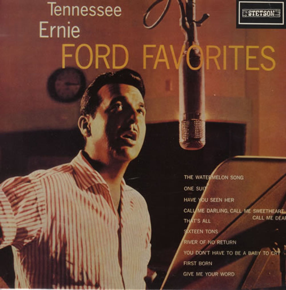 Tennessee Ernie Ford Ford Favorites UK vinyl LP album (LP record) HAT3051