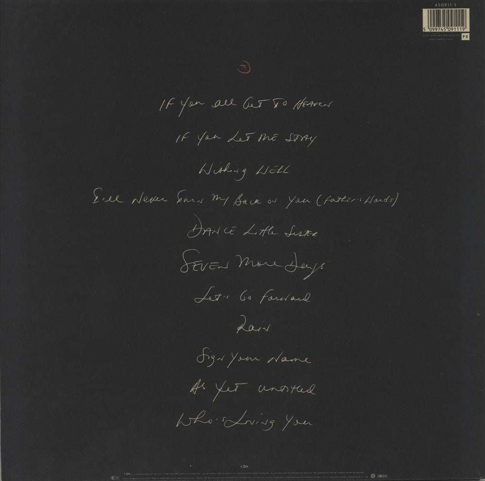 Terence Trent D'Arby Introducing The Hardline According To... + Green Hype Sticker UK vinyl LP album (LP record) 5099745091119