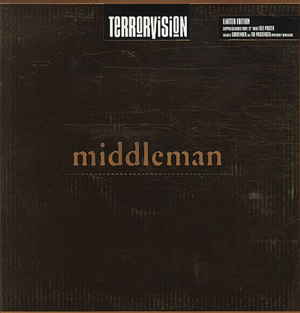 Terrorvision Middleman - Copper Vinyl UK 12" vinyl single (12 inch record / Maxi-single) 12VEGAS7
