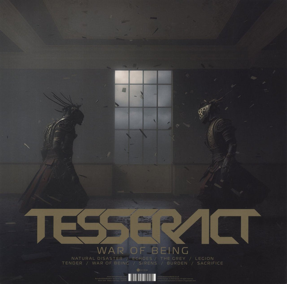 TesseracT War of Being UK 2-LP vinyl record set (Double LP Album)
