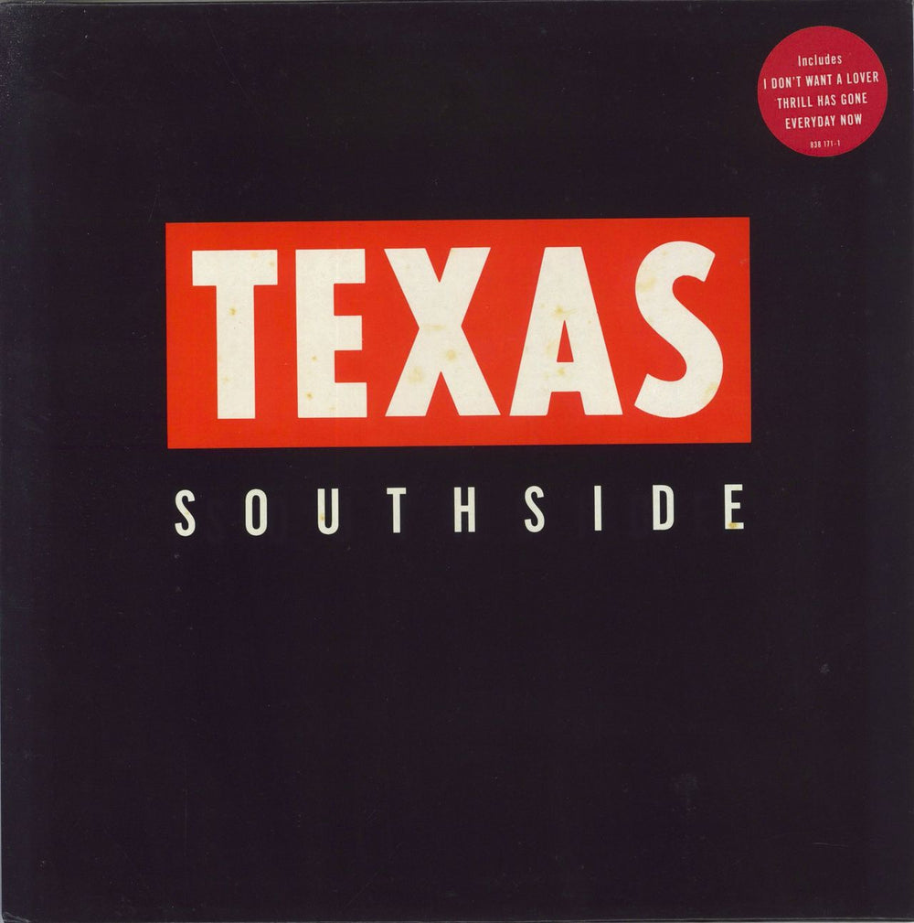 Texas Southside - Sticker - VG UK vinyl LP album (LP record) 838171-1
