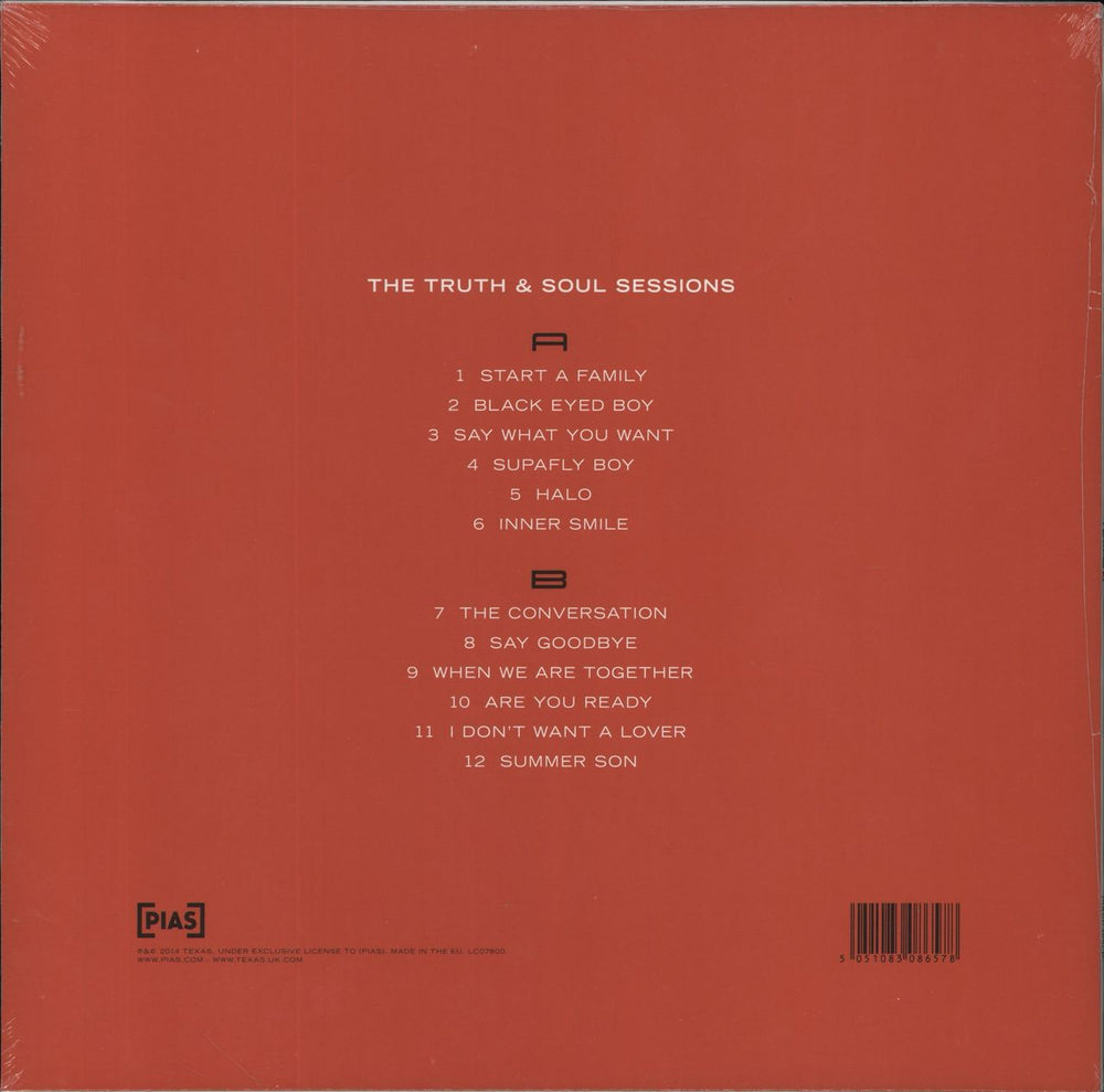 Texas Texas 25 - Red vinyl + CD - Autographed & Sealed UK vinyl LP album (LP record) 5051083086578