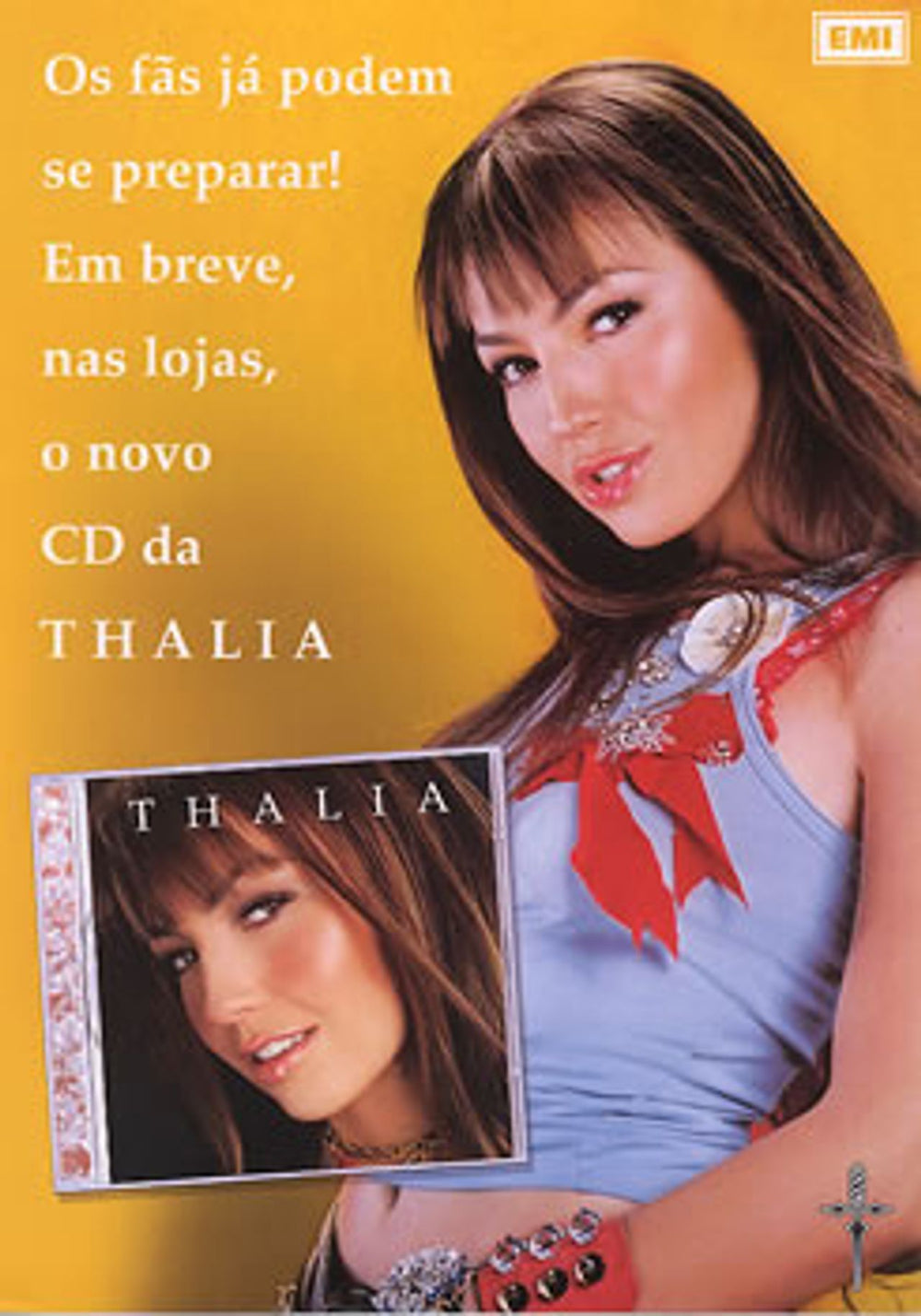 Thalia Thalia Mexican Promo handbill HAND BILL