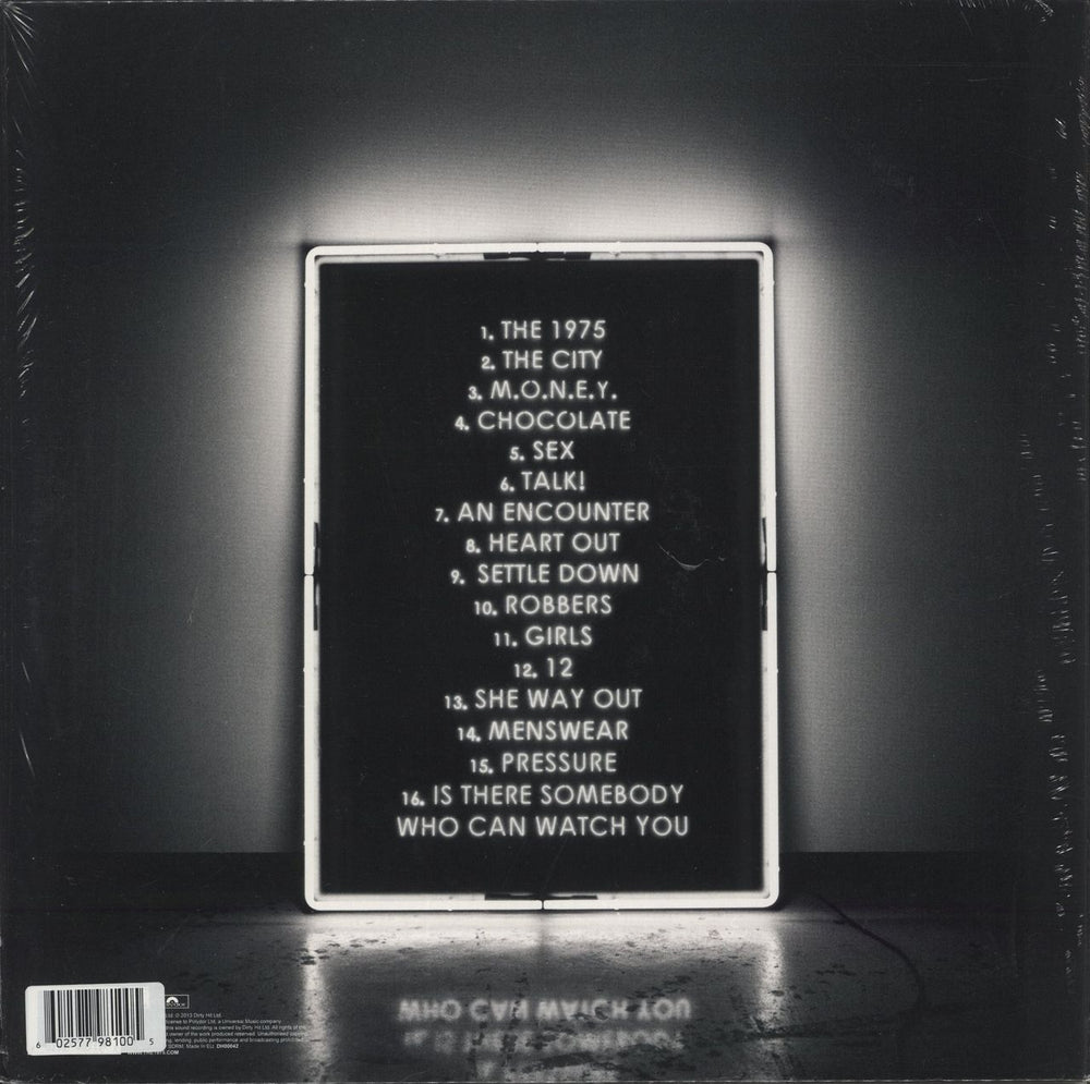 The 1975 The 1975 - White Vinyl UK 2-LP vinyl record set (Double LP Album) 602577981005