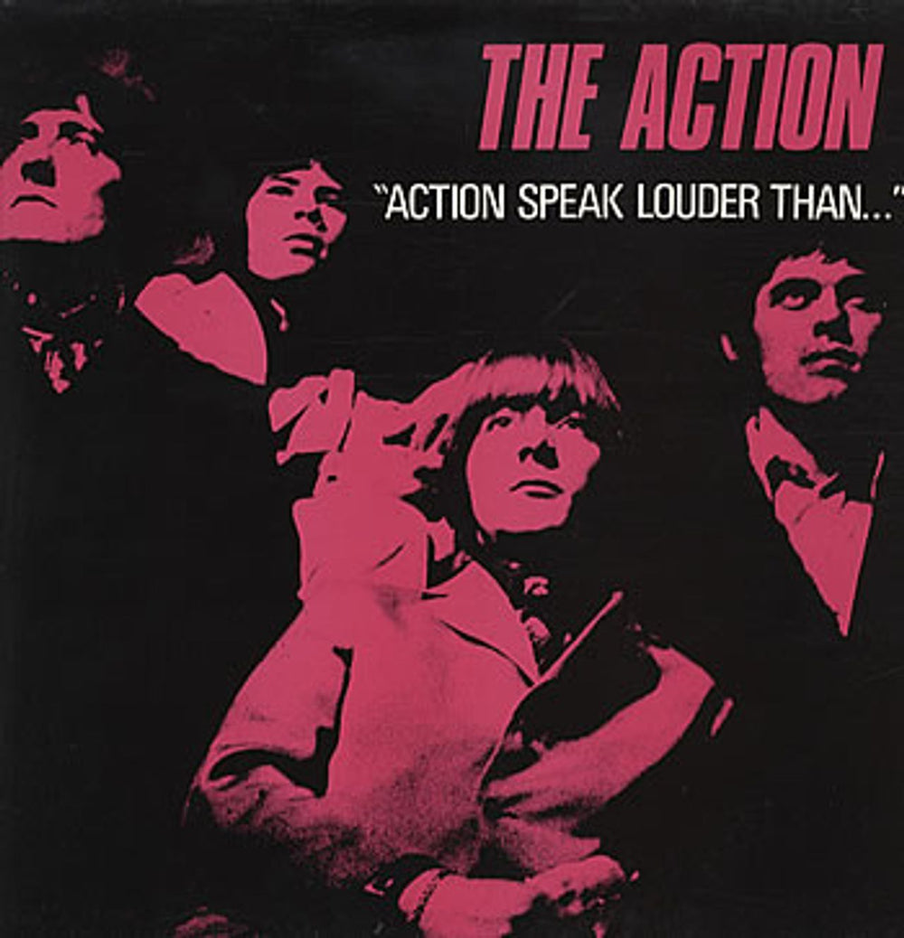 The Action Action Speak Louder Than ... UK vinyl LP album (LP record) DOJOLP3