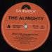 The Almighty Devil's Toy - Poster Sleeve UK 12" vinyl single (12 inch record / Maxi-single) AMT12DE849561
