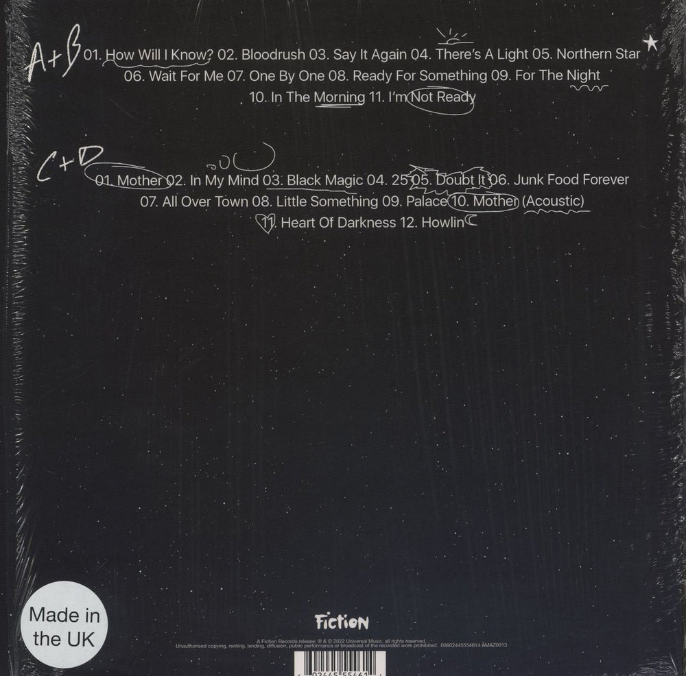 The Amazons How Will I Know If Heaven Will Find Me? - White Sparkle Vinyl & Black Vinyl UK 2-LP vinyl record set (Double LP Album) 602445554614