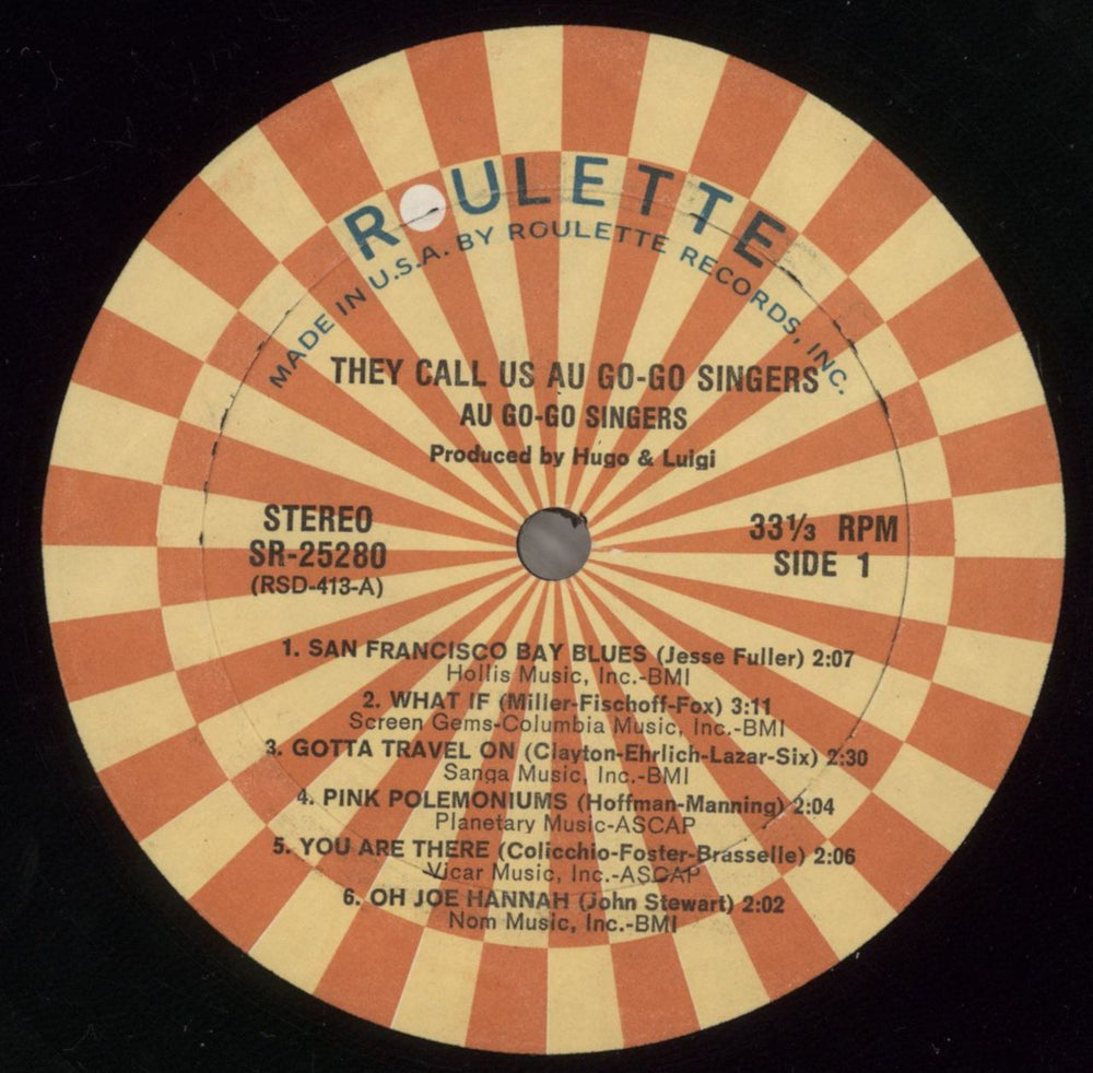 The Au Go-Go Singers They Call Us Au Go-Go Singers US vinyl LP album (LP record) 91FLPTH876169