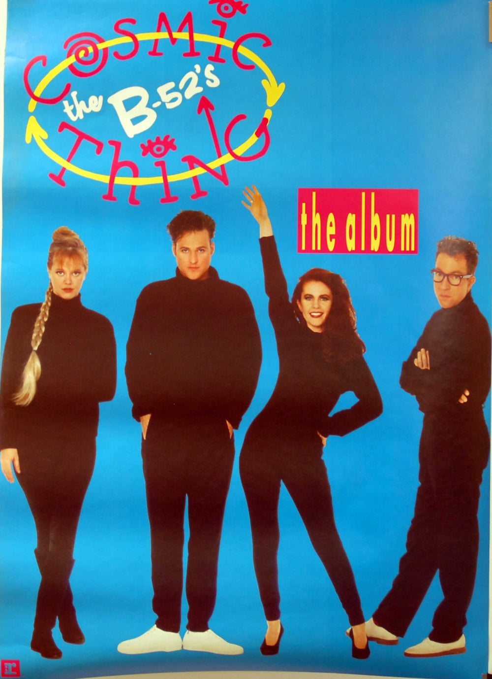 The B-52's Cosmic Thing UK Promo poster 20 X 30