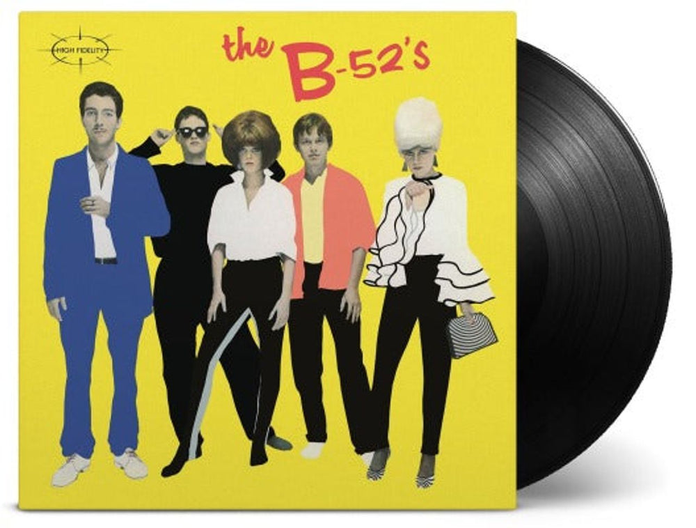 The B-52's The B-52's - Black Vinyl 180 Gram UK vinyl LP album (LP record) B52LPTH855123
