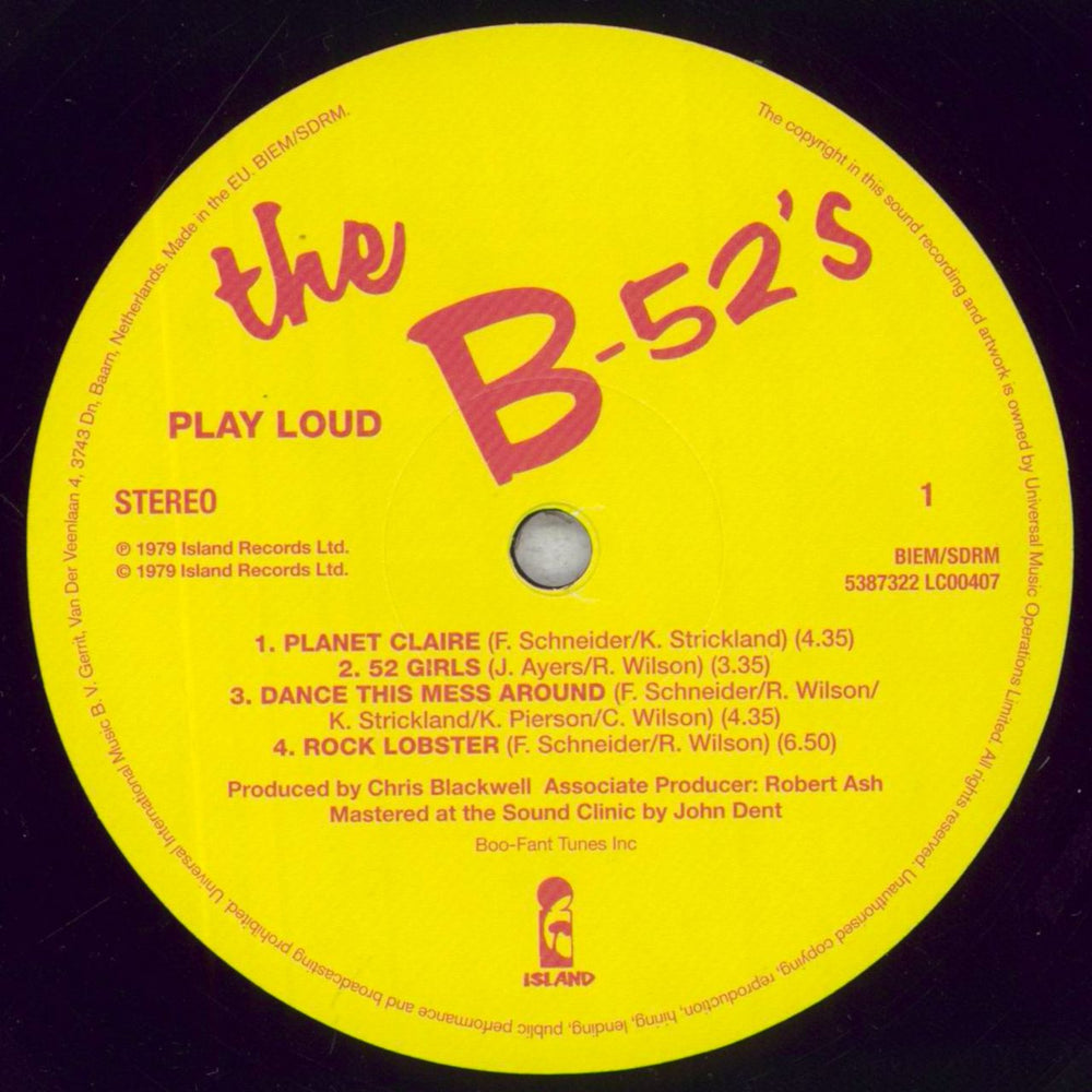 The B-52's The B-52's UK vinyl LP album (LP record) B52LPTH844354