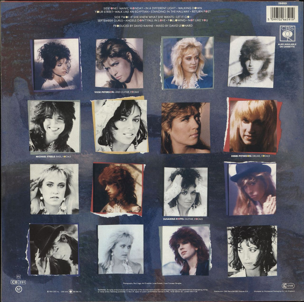 The Bangles Different Light + Hype & Brit Winner Sticker UK vinyl LP album (LP record) 5099702665919