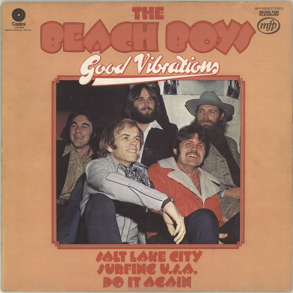 The Beach Boys Good Vibrations UK vinyl LP album (LP record) MFP50234