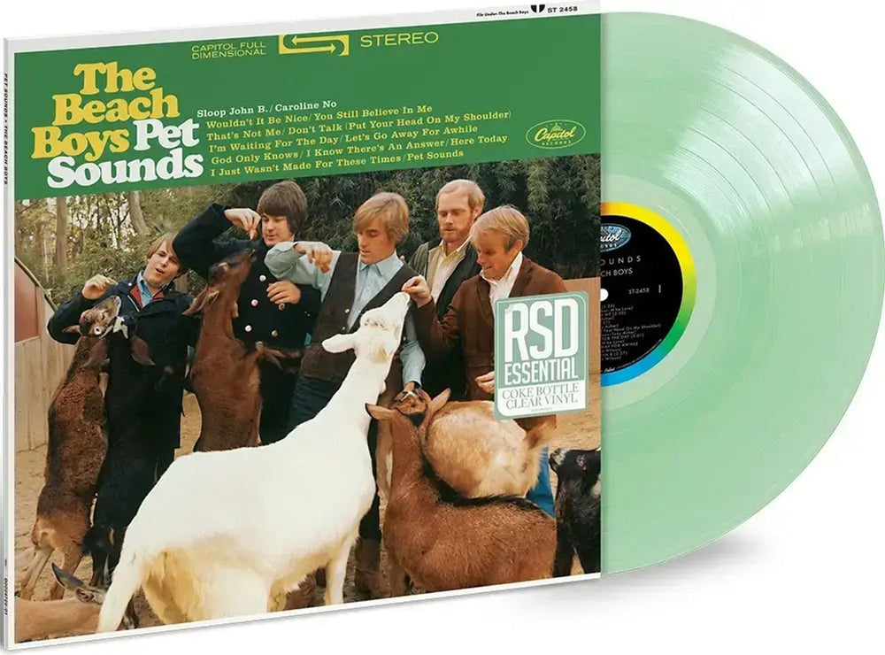 The Beach Boys Pet Sounds - Coke Bottle Clear Vinyl - Sealed UK vinyl LP album (LP record) 602458662498