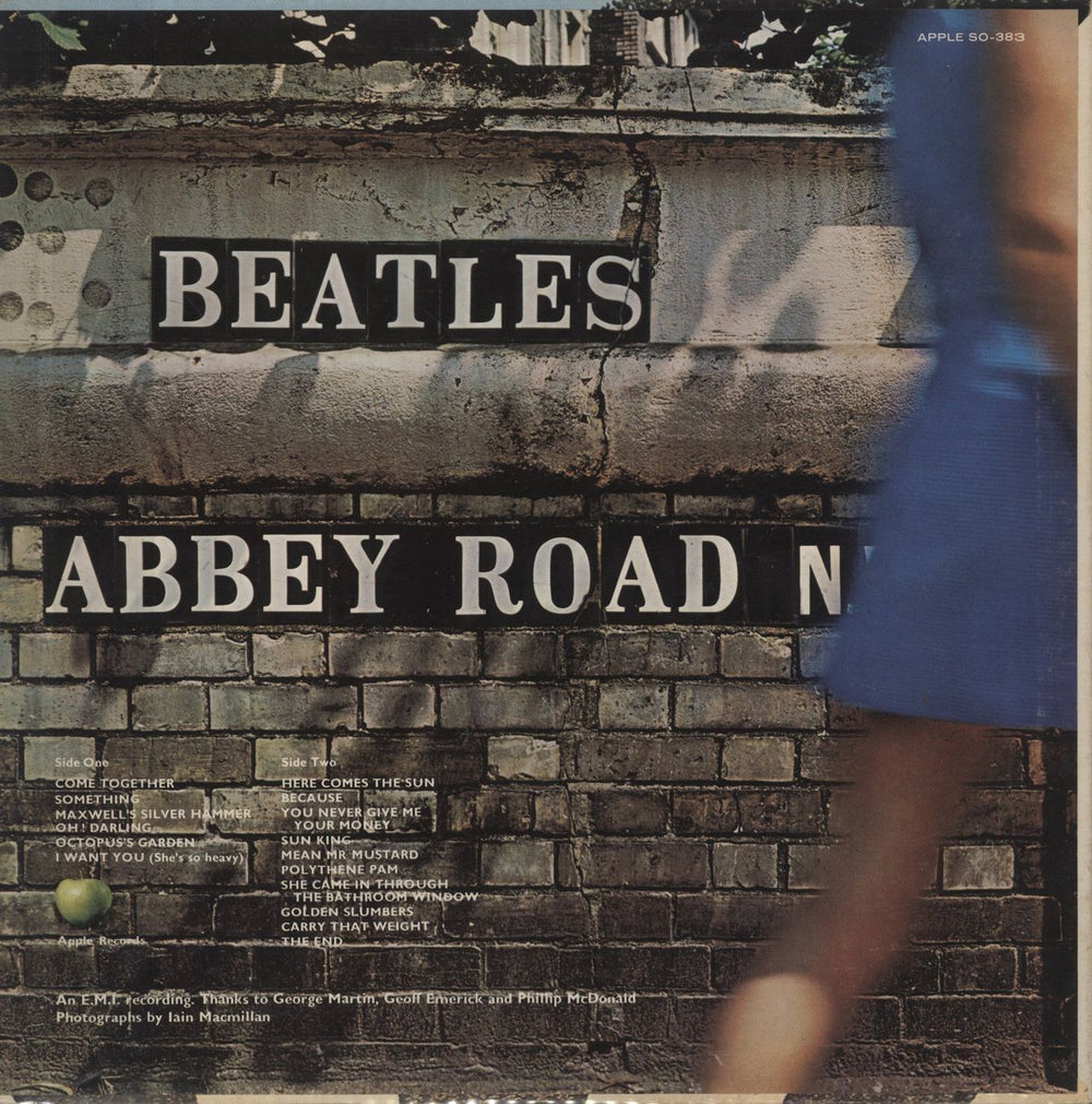 The Beatles Abbey Road - Peach Label US vinyl LP album (LP record)