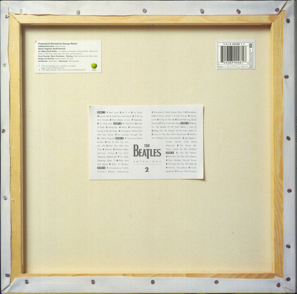 The Beatles Anthology 2 UK 3-LP vinyl record set (Triple LP Album) 724383444816