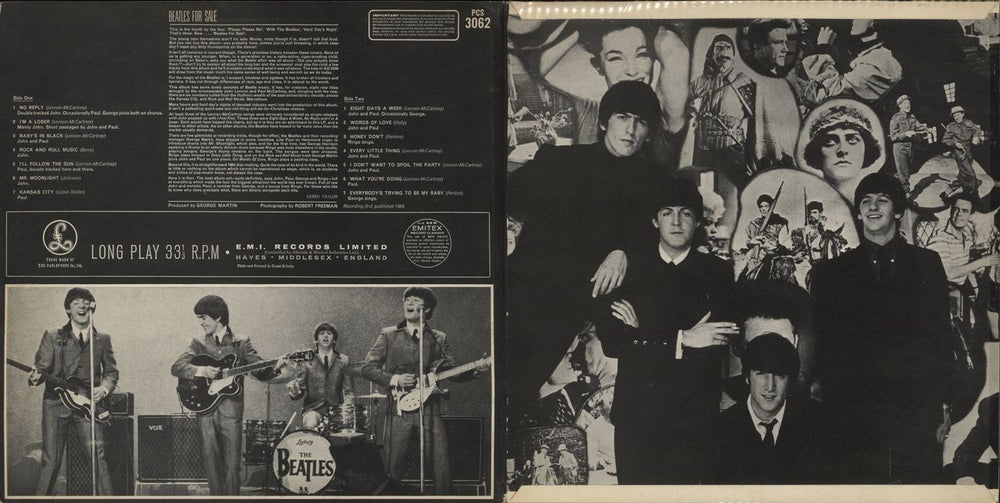 The Beatles Beatles For Sale - 1st - EX UK vinyl LP album (LP record)