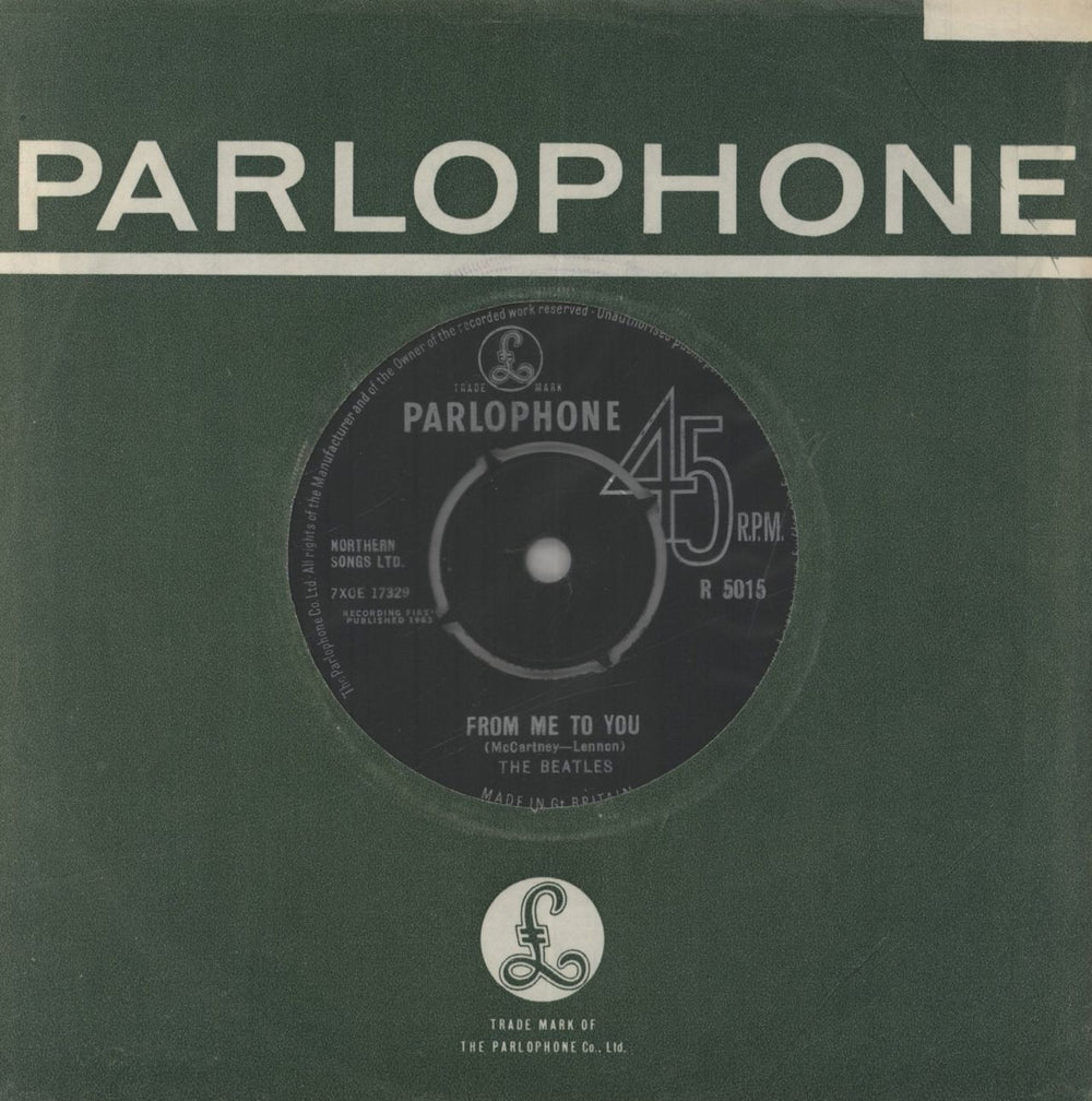 The Beatles From Me To You - 1st UK 7" vinyl single (7 inch record / 45) R5015