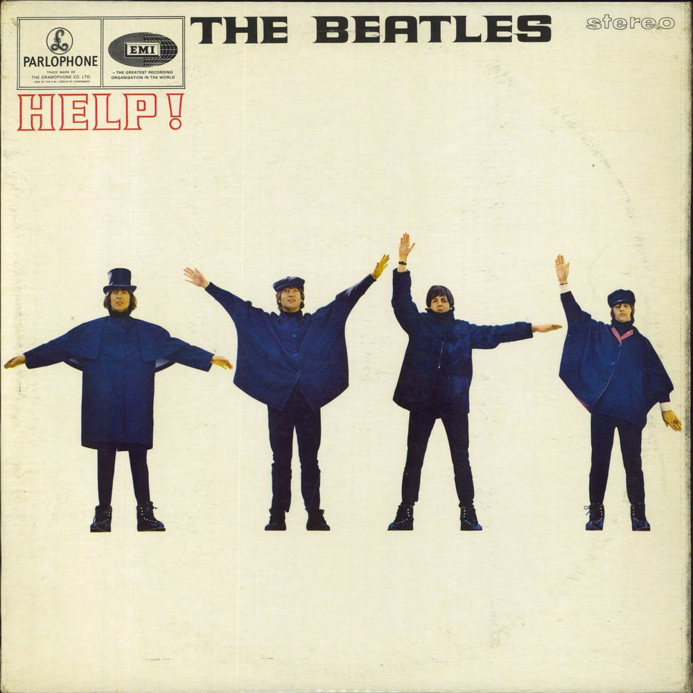 The Beatles Help! - VG Danish vinyl LP album (LP record) PCS3071