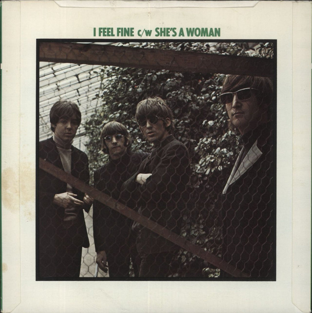 The Beatles I Feel Fine - 1976 - 4pr UK 7" vinyl single (7 inch record / 45)