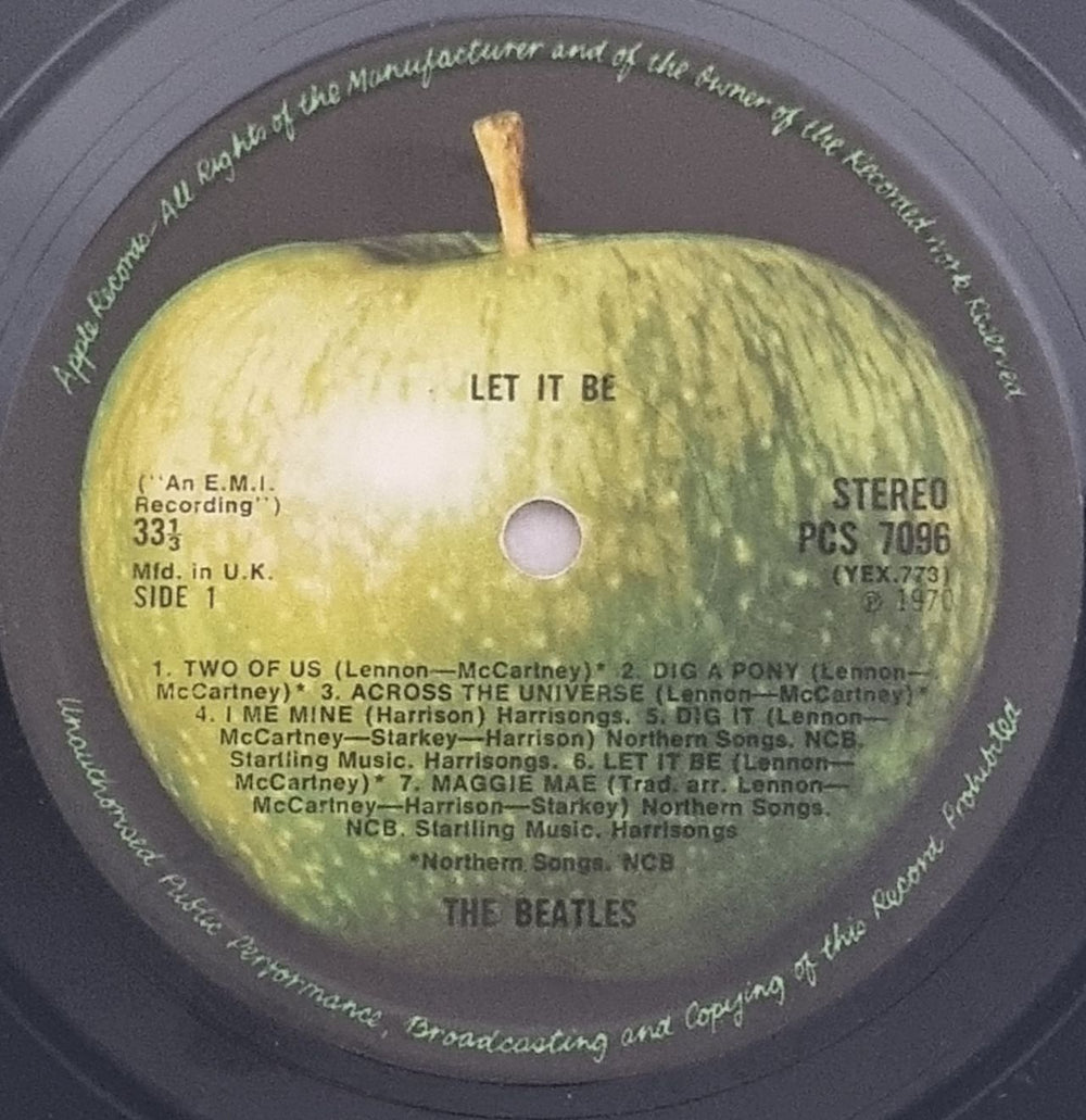 The Beatles Let It Be - Box Set + Poster - Green Apple Variant UK Vinyl Box Set BTLVXLE810294