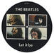 The Beatles Let It Be + Insert UK 7" vinyl picture disc (7 inch picture disc single) RP5833