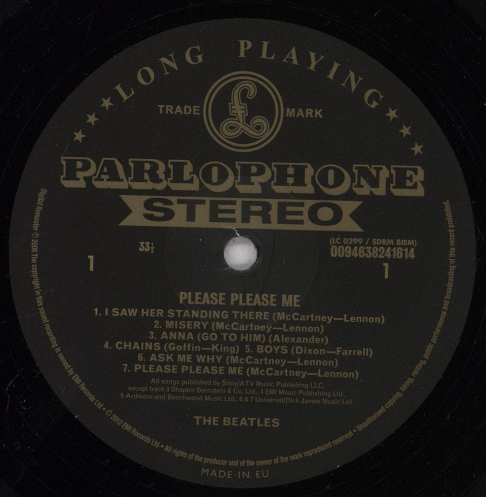 The Beatles Please Please Me - 180gm Vinyl UK vinyl LP album (LP record) BTLLPPL754973