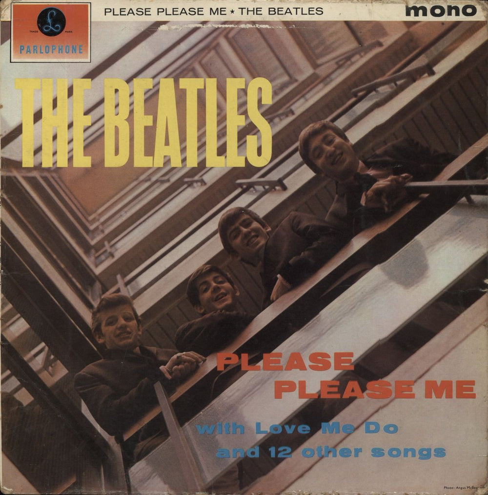 The Beatles Please Please Me - 1st - Good UK vinyl LP album (LP record) PMC1202