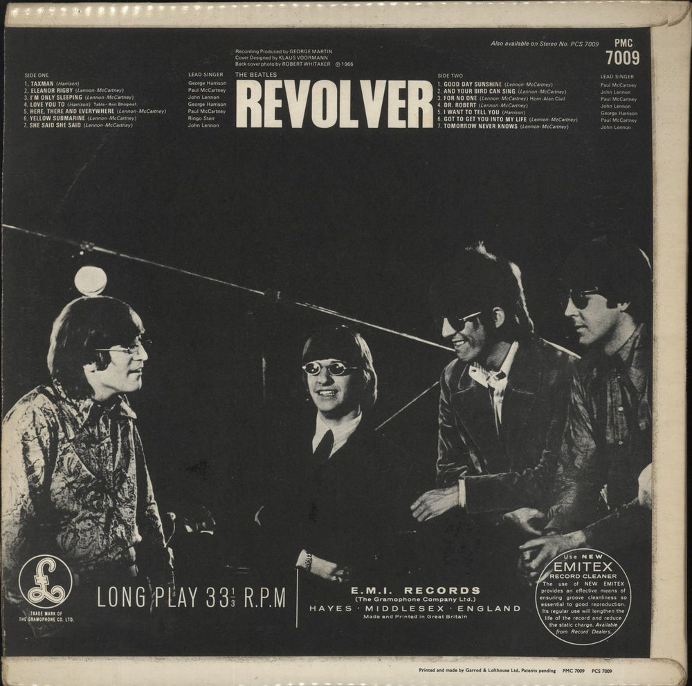 The Beatles Revolver - 1st - Mix 11 - VG UK vinyl LP album (LP record)