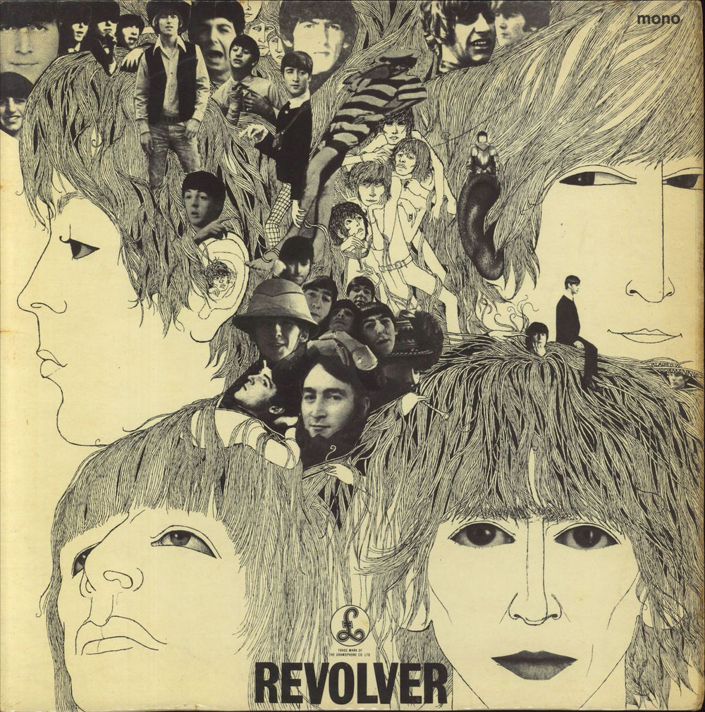 The Beatles Revolver - 1st - VG UK vinyl LP album (LP record) PMC7009