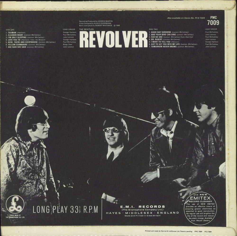 The Beatles Revolver - 2nd - EX UK vinyl LP album (LP record)