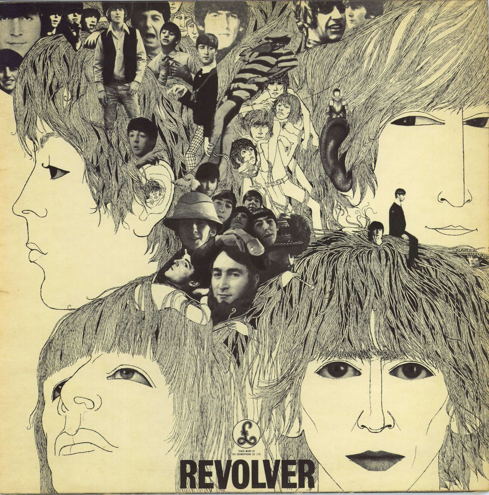 The Beatles Revolver - EMI - Fr Lam - EX UK vinyl LP album (LP record) PCS7009