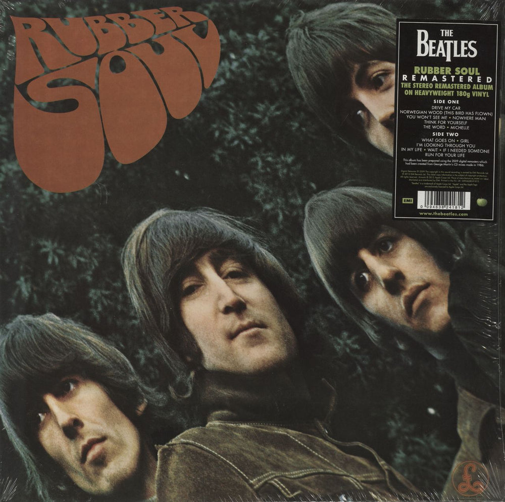 The Beatles Rubber Soul - 180gm - Shrink UK vinyl LP album (LP record) PCS3075