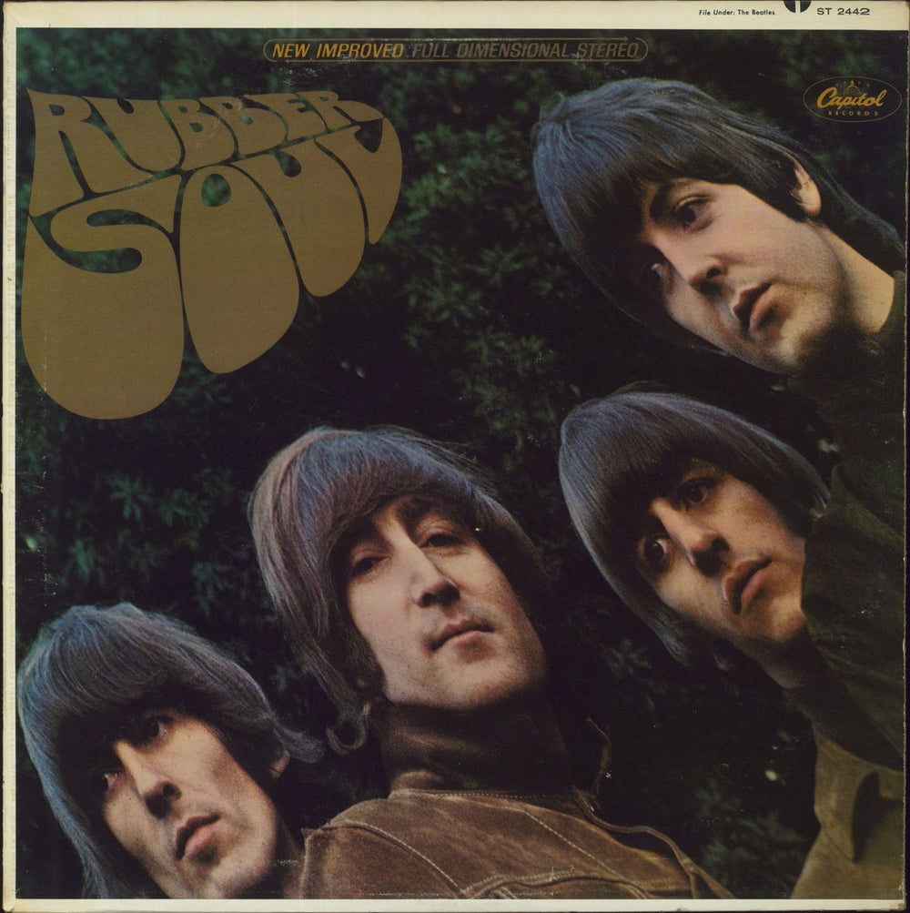 The Beatles Rubber Soul US vinyl LP album (LP record) ST-2442