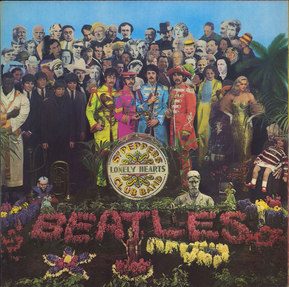 The Beatles Sgt. Pepper's Lonely Hearts Club Band - EMI French vinyl LP album (LP record) PCS7027