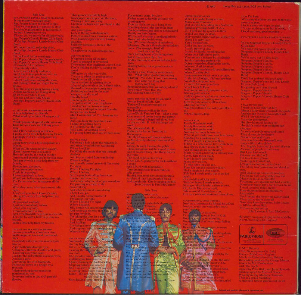 The Beatles Sgt. Pepper's - One Box - EX UK vinyl LP album (LP record)