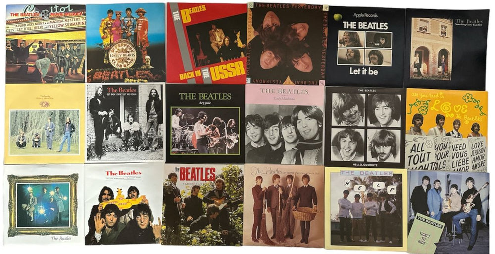 The Beatles Singles Collection + Insert UK 7" single box set BTL7XSI820031