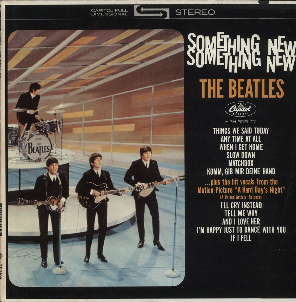 The Beatles Something New - 1st Apple US vinyl LP album (LP record) ST2108