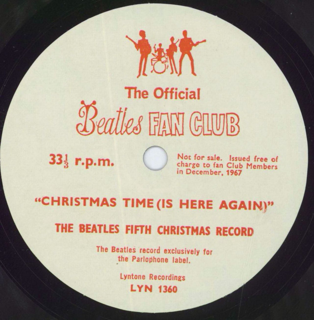 The Beatles The Beatles' Fifth Christmas Record + Newsletter UK 7" vinyl single (7 inch record / 45) BTL07TH306018