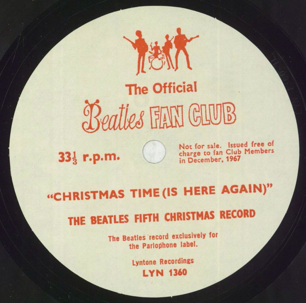 The Beatles The Beatles' Fifth Christmas Record UK 7" vinyl single (7 inch record / 45) BTL07TH304099